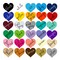 Love Heart Marriage Wedding Inspirational Vinyl Decal For Glass Blocks, Car, Computer, Wreath, Tile, Frames, A product 2